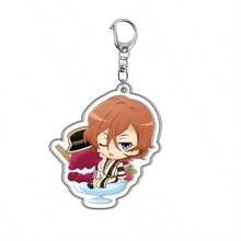 bandai Accesorio de anime Llavero acrílico de anime - Bungou Stray Dogs Lindo colgante de estilo Y2K de dibujos animados, adecuado para bolsos y llaves, regalo perfecto para fans, accesorios de cosplay, llavero de coche, bolso, mochila, pequeña joya, accesorios, regalos creativos, regalos de estudiante, accesorios de coche, colgante de bolso, accesorios escolares