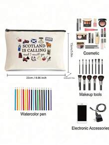 Conjunto de bolso de compras con estampado "Prefiero quedarme en Londres", bolso cosmético con cremallera informal, bolso de mano de mujer, bolsa de compras reutilizable, bolsa de compras plegable de gran capacidad y estilo bohemio sencillo, adecuado para trabajo, viaje, compras, mochila escolar, gran capacidad, portátil, adecuado para chicas, estudiantes universitarias, trabajadoras de cuello blanco, muy adecuado para trabajo, vuelta al cole, secundaria, bachillerato, universidad, vacaciones