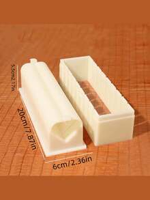 寿司制作套装、DIY寿司卷模具、海苔米模具、蛋糕卷模具、午餐盒配件、圆形、方形和心形，非常适合制作完美的米饭和蔬菜卷，塑料材质，易于使用，家用厨房工具，厨房用品。