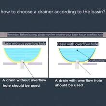 1个带滤网的不锈钢弹跳式水槽排水器，适用于浴室和厨房水槽，手动操作，防锈，浴室水槽弹跳式排水器带不锈钢过滤器，厨房用品，厨房配件，厨房工具 - 金色 - 查看 8