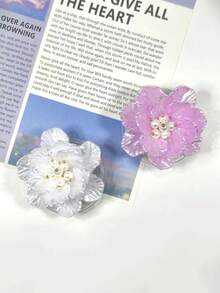 1 件花形手机握持支架、手机握持支架、珠光花、手机气囊支架、推拉式手机握把、手机支架、手机配件、手机装饰、兼容 、Android 手机、生日礼物、家人、朋友 兼容 、Android 手机、生日礼物、家人、朋友