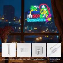 Insegna luminosa al neon "It's 5 o'clock somewhere", luci da barra, sala giochi, finestre, pareti, feste, compleanni, camera da letto, comodino, decorazione, regali per uomo
