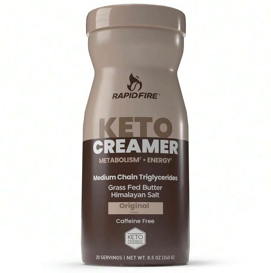 Ketogenic Creamer With MCT Oil For Coffee Or Tea, Supports Energy And Metabolism, Weight Loss, Ketogenic Diet 8.5 Oz.(20 Servings) - Keto - View 1