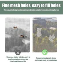 10Pcs Door Window Screen Repair Patch Set, Sliding Pet Mesh Screen Door Repair Patches, Strong Adhesive Screen Repair Stickers For Repair Holes Tearing - Heavy Duty Tear Resistant Patch, DIY Home Screen Fix, Anti-Mosquito Net Patch, For Pet Owners, Renters, Homeowners, Summer Prep, Moving Season, Labor Day , Back To School Essentials