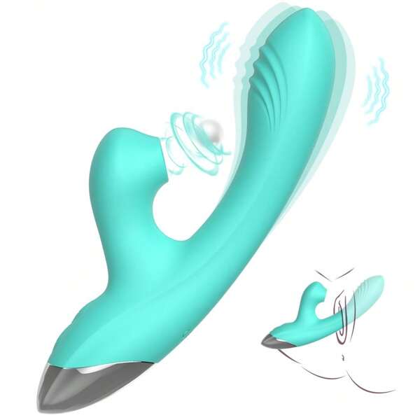 Vibrador con movimiento de penetración para mujeres, juguete en forma de rosa para estimulación del punto G y el clítoris, con 10 modos de vibración, incluyendo modo de lamido, vibradores tipo conejo, juguete sexual para mujeres y parejas adultas