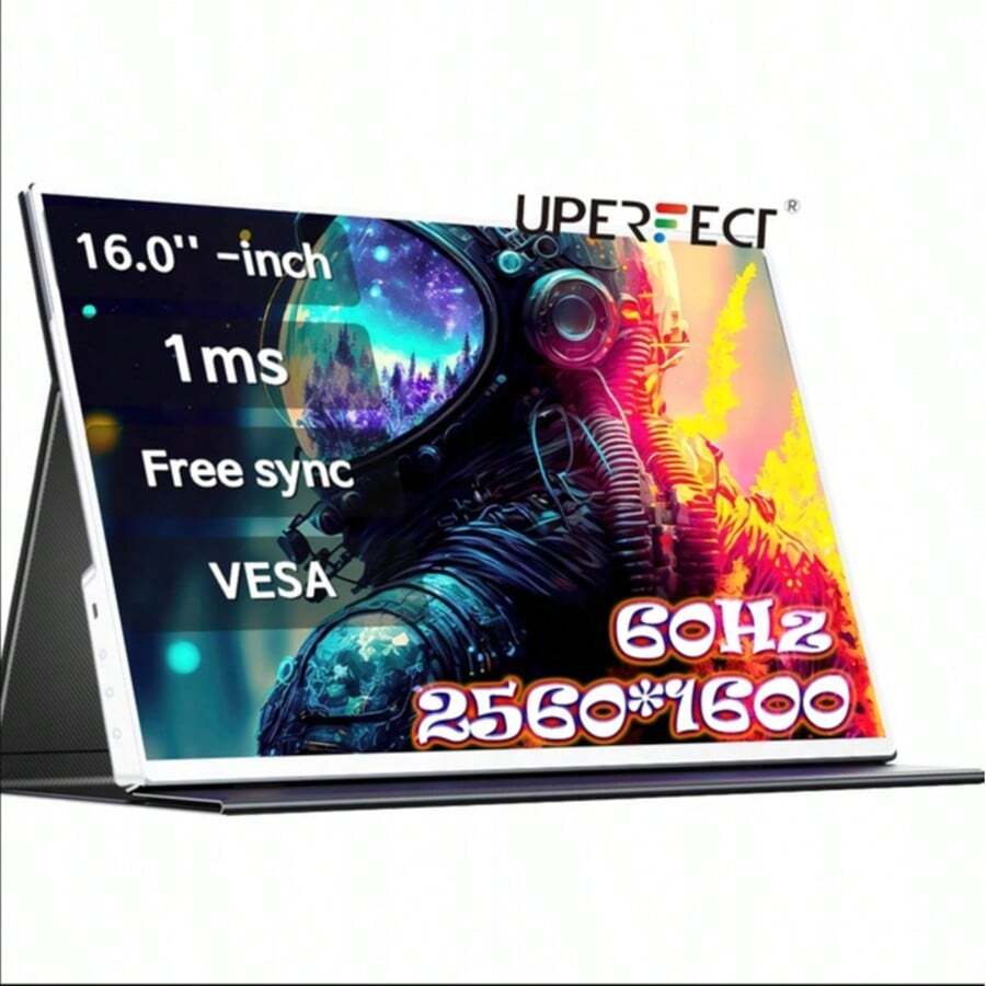 Uperfect Tragbarer Gaming-Monitor Uperfect 15,6" 2560*1600P 1200:1 IPS HDR 100% sRGB Weiß