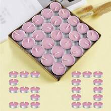 200/100/50/10/1支装无香茶蜡，多色无烟茶蜡，散装小蜡烛，适用于婚礼、派对、生日、周年纪念日，每支蜡烛燃烧2-4小时，可用作毕业礼物、婚礼装饰、万圣节装饰 - 彩色 - 查看 7