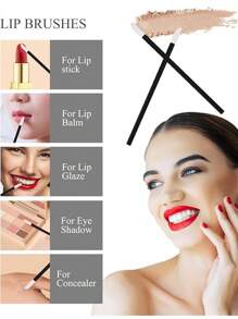 200 Black Makeup Brushes Set, 50 Black Eye Black Brushes, 100 Mini Makeup Brushes, 50 Lipstick Applicators, With Eyelash Extension Lipstick Management Box, Including 1 Plastic Storage Box, Eye Eye Black Stick, Mini Cleaning Brush, Lipstick Lip Applicator, Soft Brush Head, Necessary Tools For Makeup Brushes