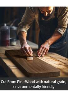 Estante de Pared de Madera Color Nogal, Estante Flotante, Estantería Colgante Grande, Estantería Decorativa de 3 Niveles de Madera Maciza para Salón y Dormitorio, Baldas Desmontables, 50x58 cm