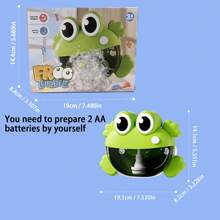 Bathtub Toys For Kids, Frog Water Cars, Pull Crocodile Bubble Machine, Fun Bath Time & Water Play Toys