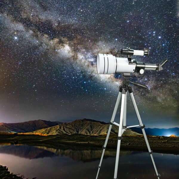 High Definition Astronomical Telescope, Astronomical Telescope Binoculars, Professional Telescope, Star Gazing Telescope, Space Telescope, 30070ZAM High Power Telescope For Adults, Student Telescope With Adjustable Tripod, 150x Magnification, Deep Space And Moon Observation, ABS Structure, Includes Phone Adapter, Suitable For Outdoor Stargazing And Camping Gifts