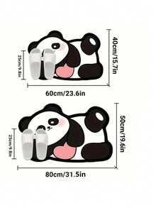 复活节装饰门垫/耐磨/易清洁/可机洗，适用于客厅、卧室、玄关、厨房、浴室、游戏室和书房。可机洗，防滑地毯，地垫，门垫，浴室地垫，卫生间地垫，防滑地垫，浴室厨房装饰厨房地毯 - 黑與白 - 查看 6