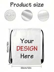 Custom Design Drawstring Backpack, Personalized Bags With Your Logo, Customized Drawstring Backpacks Bulk String Bag, Customizable Reusable Gift Bags With Handles, 40x30cm, Large Capacity Bags, Water Proof, School Bags, Handbags, Cosmetic Bags, Travel Bags, Great For Travelling, Gym And For Everyday Use
