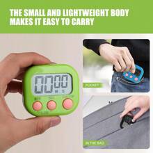 Magnetic Suction Kitchen Timer, Ringing Digital Timer, Stand Egg Timer For Hard Boiled, Digital Timers For Kitchen Classroom Office, Essential Home Accessory