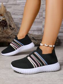 Women's Lightweight Casual Sneakers, Spring/Summer/Autumn, Breathable, Versatile, Soft Bottom, Non-Slip, For Work & Running