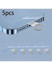 10pcs Universal Phone Lanyard String, Detachable Hanging Strap With Card Slot For Smartphone Accessories - Multicolor - View 8