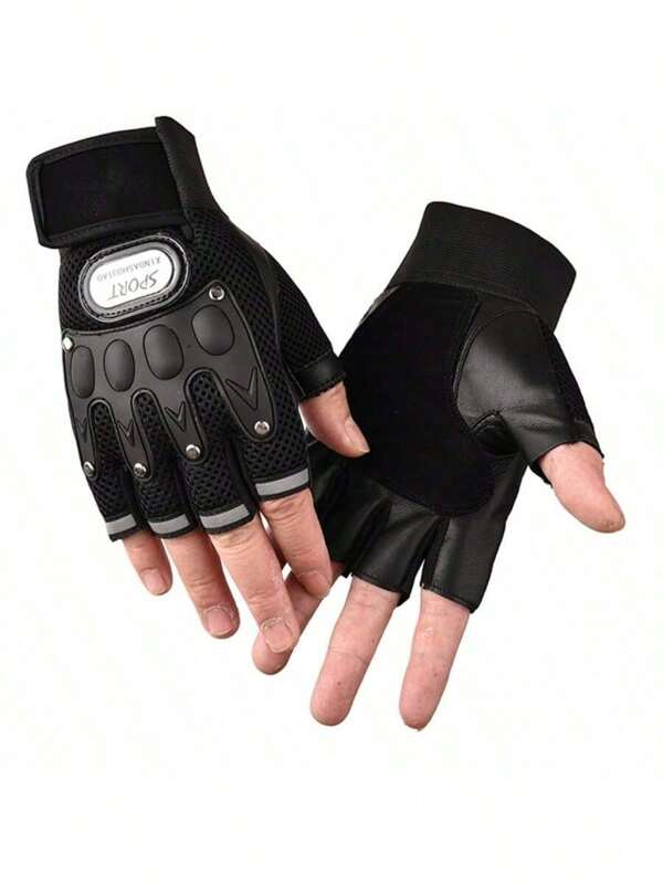 1 par de guantes unisex para todas las estaciones, adecuados para equitación, correr, deportes al aire libre, conducir, ciclismo, ejercicio, jardinería