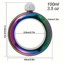 1 件时尚女士不锈钢手镯酒瓶 - 巧妙隐藏葡萄酒、鸡尾酒和烈酒 - 完美的夏季娱乐派对配饰 - 女士适用 - 高级厨房必备品 - 派对和节日、万圣节和圣诞节派对用品的理想礼物 - 彩色 - 查看 8