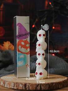 3 Stücke einzigartiger Finger, Kürbis und Schädel duftender Kerzen Set, 3 verschiedene Düfte, toll für Halloween, aromatische Heim-Dekoration, kreativ handgefertigte lang-stämmige duftende Kerzen