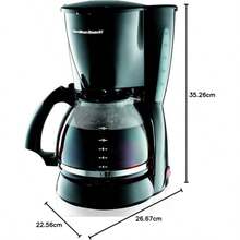 cafetera de goteo Hamilton Beach para 12 tazas, jarra de vidrio, fácil de usar, café caliente en minutos - Tipo de Enchufe A USA (110-127V) - Ver 2
