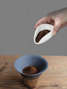 Ceramic Coffee Filter, Microporous Hand Drip Filter, Reusable Tea Filter, High Temperature Firing, No Paper Required, For Coffee And Tea Brewing Back To School