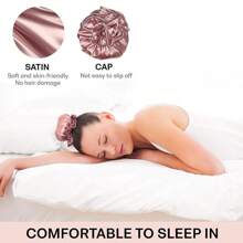 2/4/6pcs Non-Heat Satin Curlers Set, Including Curler And Hair Cap, Suitable For All Hair Types Including Long, Short And Curly, Can Be Used While Sleeping,Back To School,Travel Holiday Essentials,Hair Accessories For Women,Hair Curlers,Curly Hair Brush,Rollers,Curly Hair Products,Curler,Rollers For Hair,Hair Curl,Curly Hair Tools,Hair Roller,Curly Hair,Heatless Curl,Heatless Curls,Hair Curler,Barber,Hair Tools,Hair Products,Hair Curlers,Barber Accessories,Travel,Rollers,Hair Stuff,Hair Accessories,Curly Hair Products,Curler,Rollers For Hair,Hairdressing Equipment,Hair Curl,Curly Hair Tools,Hair Roller,Christmas,Barbershop,Hair Curling Iron, Barber Accessories, Hair Accessories, Curling Iron, Hairdressing,Heatless Waves,Travel Essentials,Hairstyle,Hairdressing