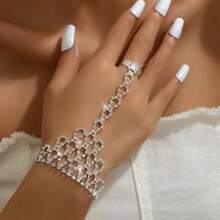 1pc Tassel Bracelet & Ring Jewelry Accessory For Beach Party