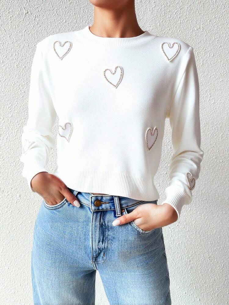 Women Sweaters - White - View 1