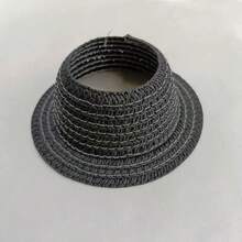 17cm Hanging Macaron Plush Doll For Labubu Generation 1 & 2, Straw Hat