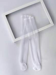 1/10 Đôi tất thun siêu mỏng không lộ dành cho nữ, đôi tất cổ ngắn bằng nylon trong suốt, mềm mại, làm quà tặng Giáng sinh cho bé gái - Nhiều màu - Xem 8