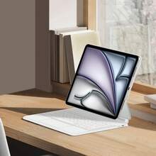 Clavier magique compatible avec iPad Air 13'' (M2/M3), iPad Pro 12,9 pouces 3e, 4e, 5e et 6e générations 2018-2025, tablette. Étui de protection intelligent magnétique compatible avec iPad Pro 13 pouces (M4), tablette. Clavier Folio avec support, sans fil, Touchpad, rétroéclairage coloré, Bluetooth multipoint - iPad Air 13 pouces (M3/M2) - Voir 10
