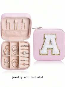 A 26 Letter Portable Jewelry Storage Box, Suitable For Daily Wear, Vacation Dates, And Other Occasions, And Is Also A Surprising And Exquisite Small Gift.