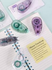 1 Piece Of 8m*6mm Double-Sided Tape, Dot Pattern Decorative Notebook Tape, Suitable For Manual DIY Photo Album Photo Traceless Adhesive Tool Sticker Fixed Crafts Office Learning Handicraft, Scrapbook Paper, Collage, Album, School Supplies, Back To School