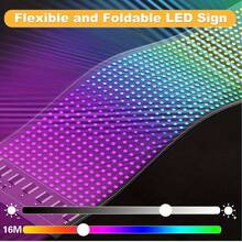 Biển hiệu ma trận LED không dây cuộn, có nguồn USB 5V, bảng ma trận LED linh hoạt điều khiển bằng ứng dụng Bluetooth biển hiệu LED lập trình tự làm cho cửa hàng ô tô khách sạn nghỉ dưỡng - Dễ dàng lắp đặt và thiết kế bền bỉ - Trình cắm USB - Xem 8