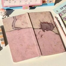 1pc Notebook, Ledger, Notepad, Schedule Book, High-Quality Time Management Notebook, Books, Classroom, School Supplies, Cheap, Teacher Supplies, Pink,Figures,Anime Figure,Bookish Things,School Supplies For Girls,Aesthetic,Teacher Supplies Classroom School, - Multicolor - View 6