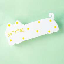 1 Estuche para lápices de silicona altamente atractivo, estuche para lápices minimalista de gato Mimi, estuche para lápices de curación de estrella Meow altamente atractivo, regalo educativo