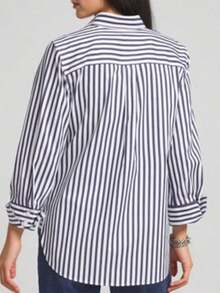 Yuxiaa 女士优雅纽扣衬衫，长袖衬衫，适合春季、夏季和秋季