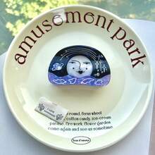 法式发爪夹新款草莓心形醋酸纤维发爪带水钻装饰，甜美可爱发夹发夹，高端贝壳蟹醋酸纤维发爪夹，海洋风格发爪发饰时尚发饰