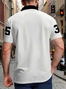 Men's Comfortable Versatile Sporty Short Sleeve Polo Shirt