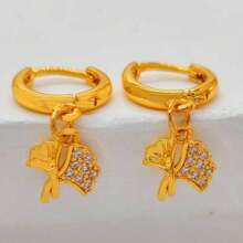 Earrings Gold Plated Small Round Earings Fashion Jewelry For Woman Gifts Hoops Pircing Gold Earrings Piercings Accesories