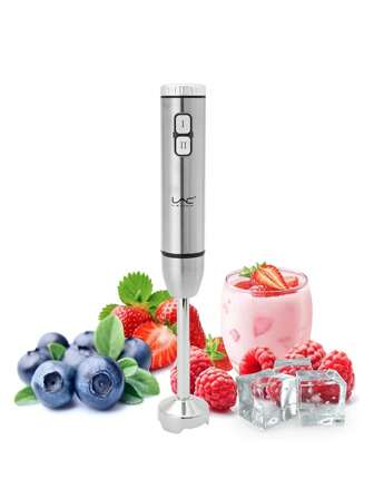LAC 1pc EU Plug Power Supply Household New Multi-Function Stainless Steel LED Illuminating Dual-Speed Adjustable Rapid Mixing Food Processor Blender