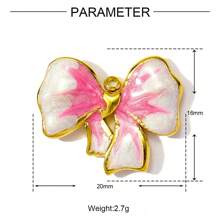 A Set Of Stainless Steel Strawberry, Cherry, Heart Themed Pretty Pink Series DIY Jewelry Accessories For Necklace, Bracelet, Earrings, Pendant Crafting