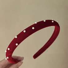 1 pieza Diadema delgada de color crema con diseño minimalista de pollito amarillo, accesorio de cabello versátil