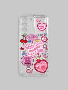 1 peça Case de celular com gráfico de desenho animado e amortecedor de choque, compatível com iPhone e Galaxy, incluindo iPhone 13, 15, 16 Pro Max, 16, 14 e 16 Plus, bem como telefones Galaxy - Multicolorido - Visão 33