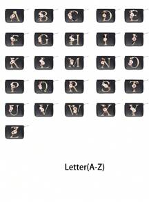 PU Leather Letter A-Z Printing Accordion Zipper Card Holder Women Men Wallet Card Holder Coin Purse Credit Card Holder Men Wallet Gift Men Women Wallet Mini Wallet Coin Purse Card Holder Wallet For Women Money Wallet Purse Wallet Card Wallet