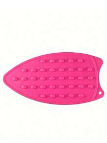 1pc Silicone Hot Pot Mat, Solid Color Heat-Resistant Foldable Waterproof Non-Slip Silicone Placemat