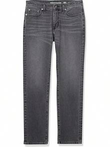 Men's Athletic Stretch Jeans - Colors - Washed Grey - View 7