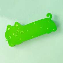 1 Estuche para lápices de silicona altamente atractivo, estuche para lápices minimalista de gato Mimi, estuche para lápices de curación de estrella Meow altamente atractivo, regalo educativo