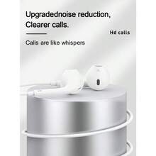 Apple/Apple Original EarPods Wired Headphones USB-C Ports Genuine Headsets Type C - White - View 3