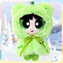 Powerpuff Girls Cape Plush Keychain | Bubbles Buttercup Blossom Cloak Stuffed Toy Hanging Charm | Cartoon Character Magical Cape Bag Pendant | Weatherproof Soft Plushie for Kids Girls | Official Licensed Merchandise - 彩色 - 查看 4
